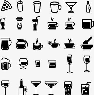 饮料杯子咖啡图标图片