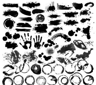 水墨墨迹涂鸦图片