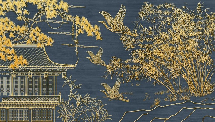 新中式背景墙图片(8504x5102)psd模版下载