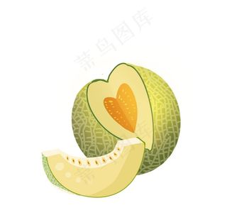哈密瓜卡通图片