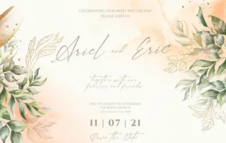 婚礼邀请函 婚礼背景板图片