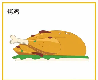 烤鸡图片