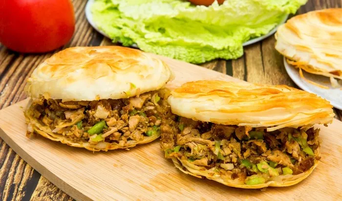 肉夹馍高清摄影图图片