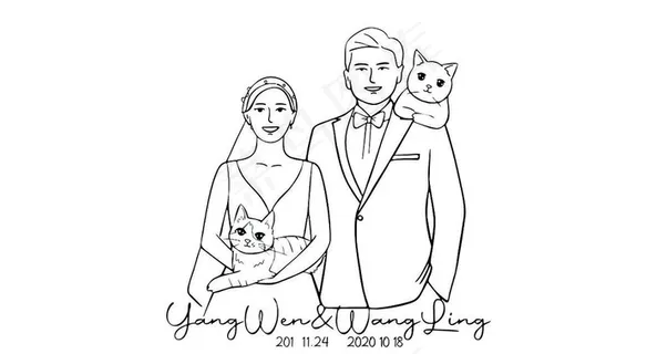 婚礼人头像LOGO图片 婚礼人头像LOGO图片