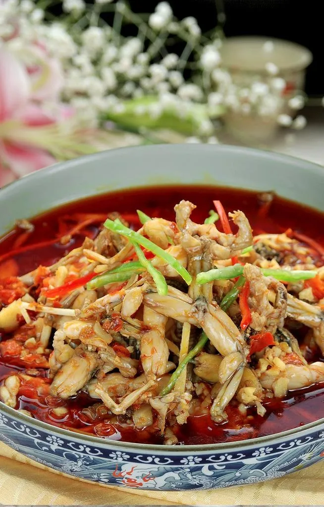 仔姜烧美蛙图片