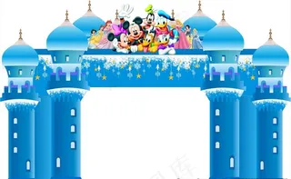 迪士尼城堡图片