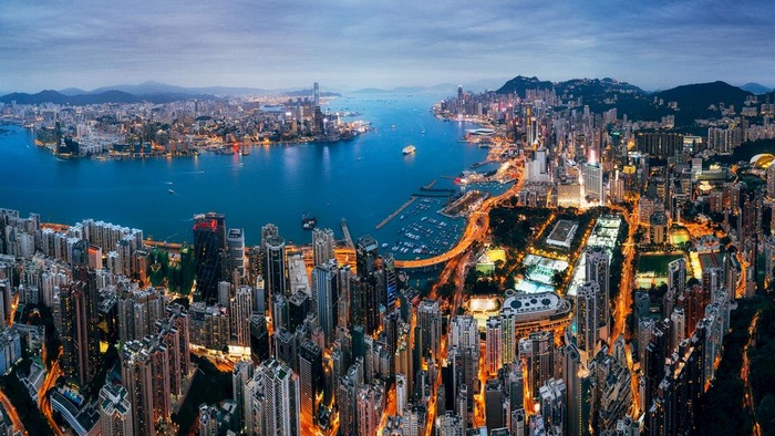 香港夜景图片