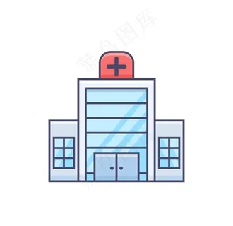 卡通医院图案图片