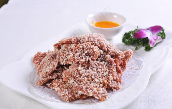 脆皮小牛肉 沙律牛肉 牛肉沙律图片