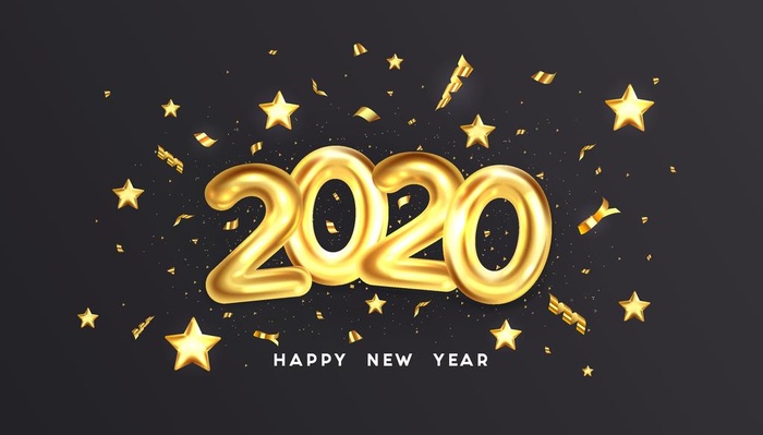 2020气球数字图片