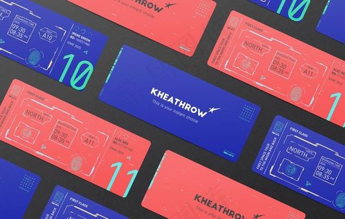 门票样机卡券样机图片