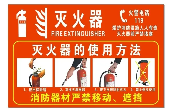 灭火器使用方法图片cdr矢量模版下载