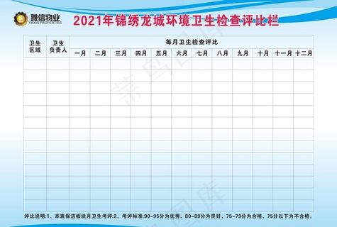 评比榜 卫生检查图片