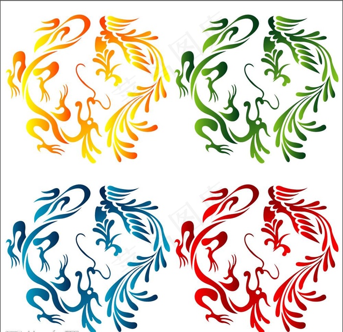 龙凤传统纹样图片