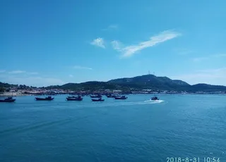 长岛渔港图片