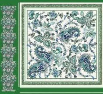 腰果方巾图片 腰果方巾图片