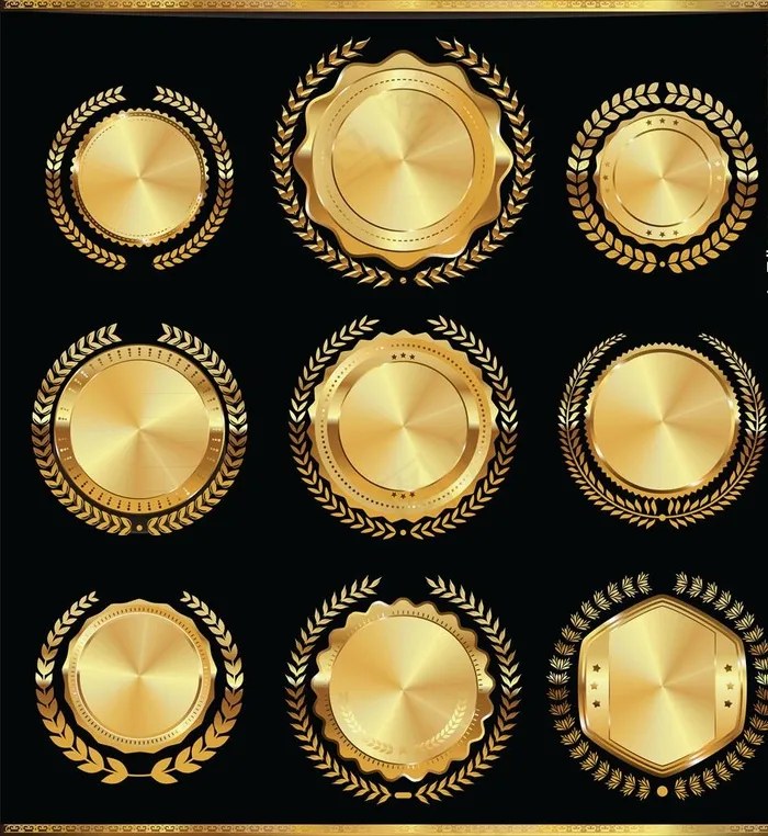 空白标签徽章图片eps,ai矢量模版下载