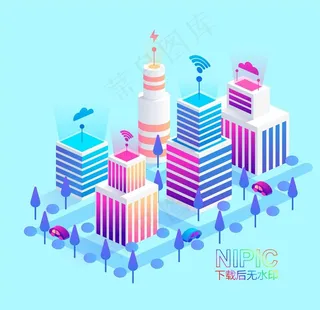 2.5d智慧城市图片