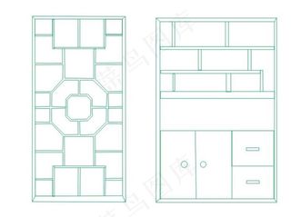 定制家具 博古架图片