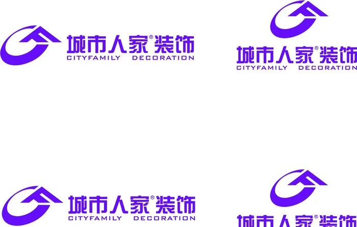 城市人家图片ai矢量模版下载