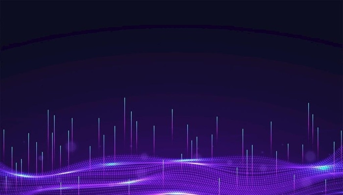 紫色科技线条图片