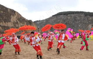 陕北秧歌图片