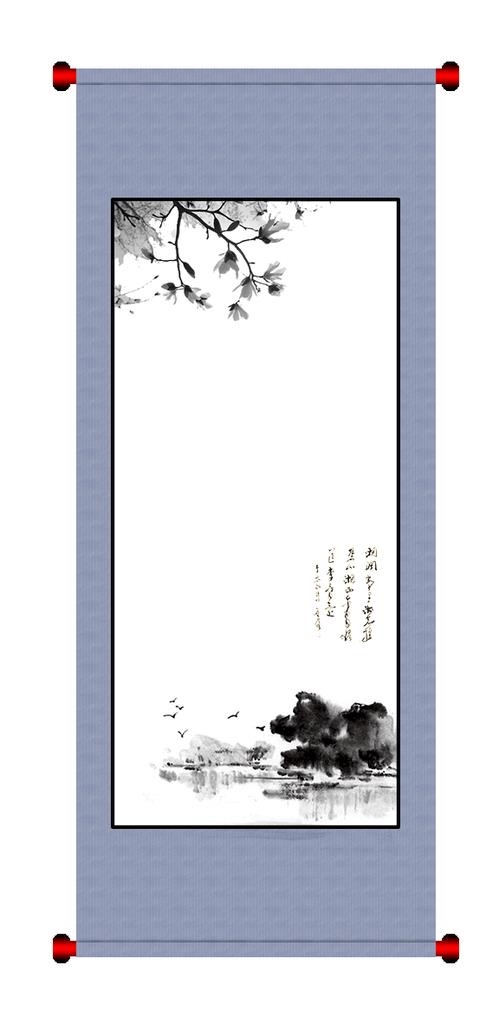 古典卷轴图片