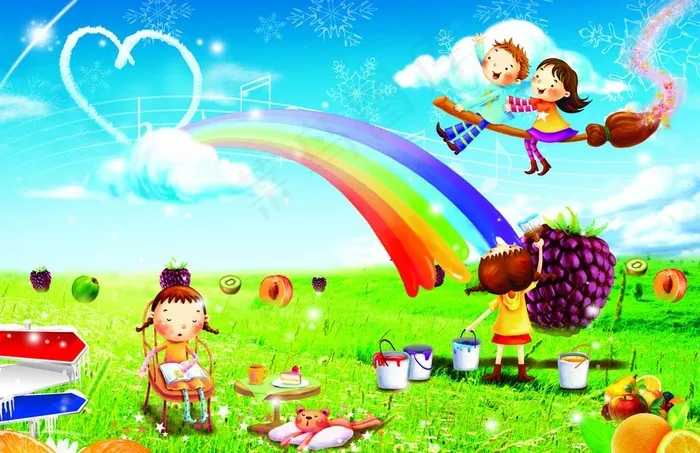 开心农场图片psd模版下载