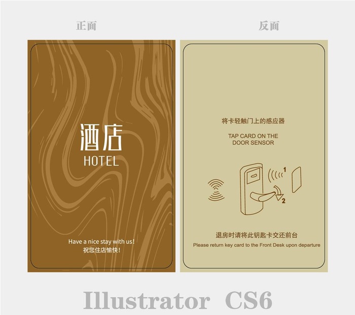 酒店房卡图片