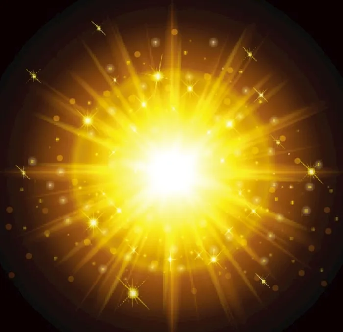 放射光图片eps,ai矢量模版下载