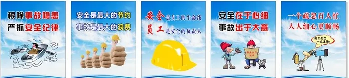安全生产宣传图图片cdr矢量模版下载