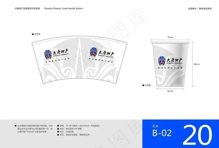 广告纸杯设计矢量图图片ai矢量模版下载
