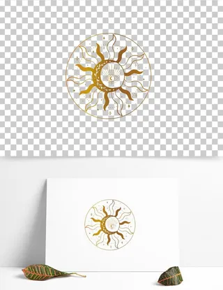 卡罗牌日月星盘图案图片