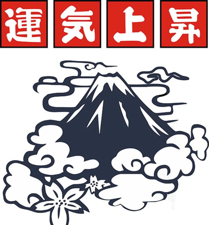 潮牌日系火山印花图片