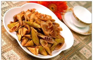 虾籽烧春笋图片