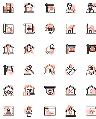 图标 地产 建筑 人物图片