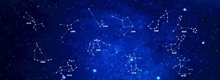 星座星空矢量设计图片
