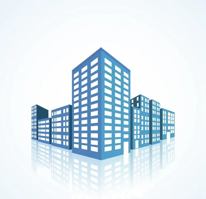 时尚楼群矢量图片ai矢量模版下载