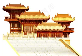 平面古代建筑图片