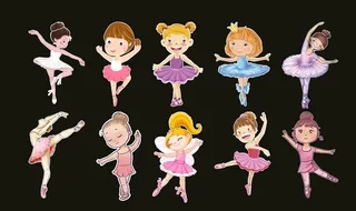 舞蹈卡通图片