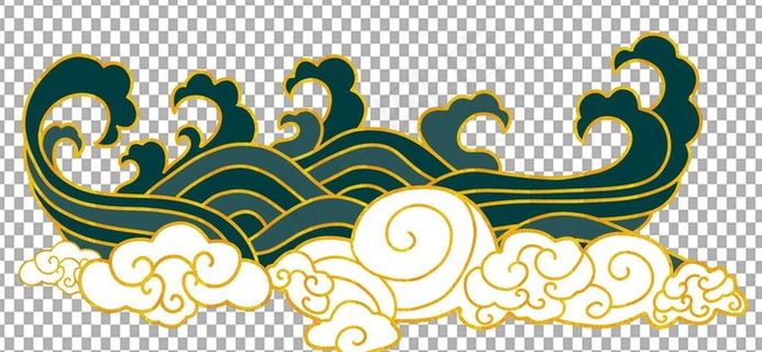 国潮浪花           图片