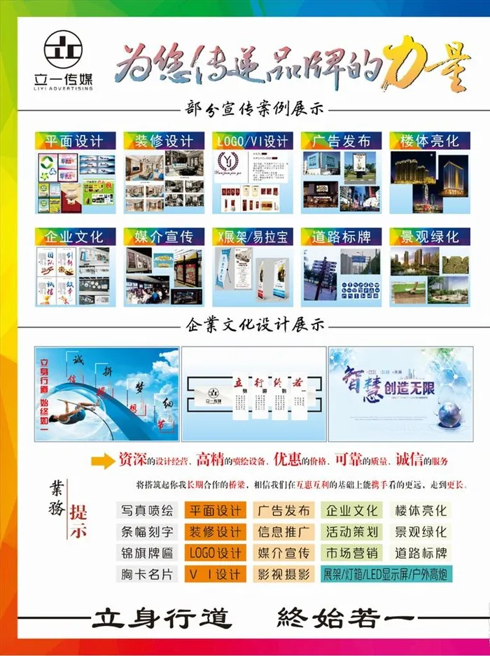 广告传媒业务展示牌图片cdr矢量模版下载