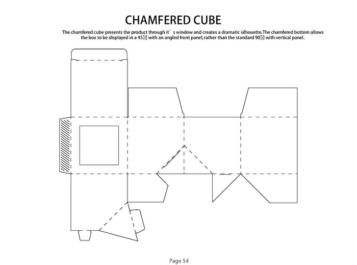 包装盒平面展开图图片