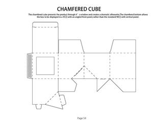 包装盒平面展开图图片