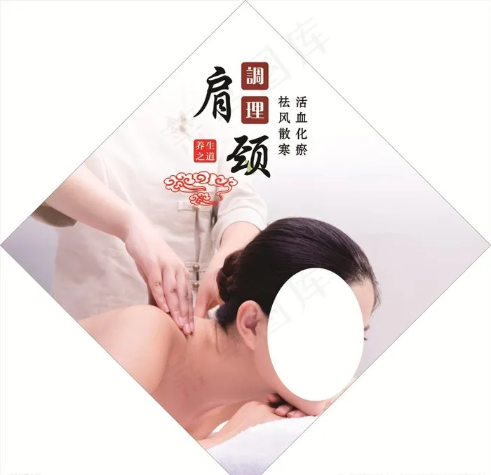 肩颈调理图片cdr矢量模版下载