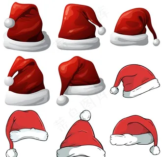 卡通圣诞帽图片
