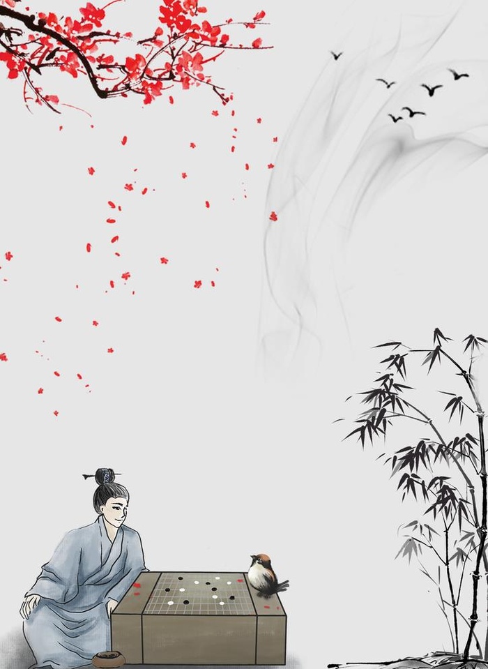 水墨山水画  图片(2480x3508)psd模版下载