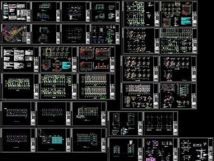学校装修CAD施工图图片