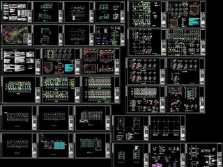 学校装修CAD施工图图片