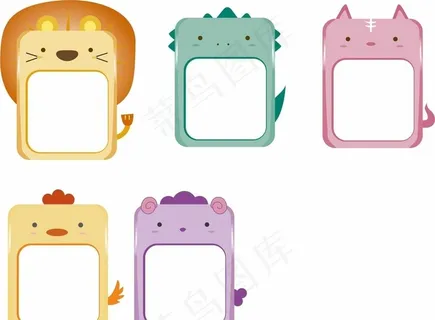 小动物矢量图图片